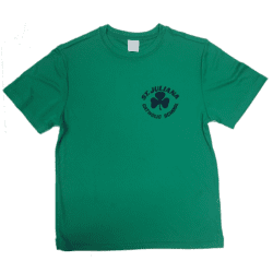 P.E. Shirt - St. Juliana - Green - <h1 style="color:red;">*While Supplies Last!*</p>