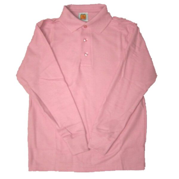 Girls Polo Shirt Long Sleeve - JC - Image 5