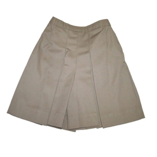 Skirt - Kickpleat - Khaki - Image 2