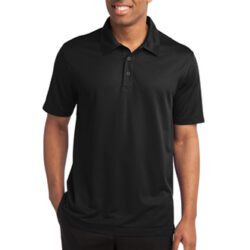 Mens Black Polo Short Sleeve - ST690
