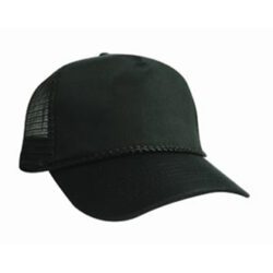 Mesh Black Golf Cap