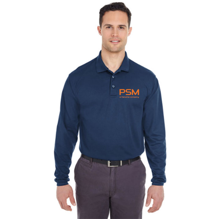 PSM - Ultraclub Polo - Mens - Long Sleeve - Image 4