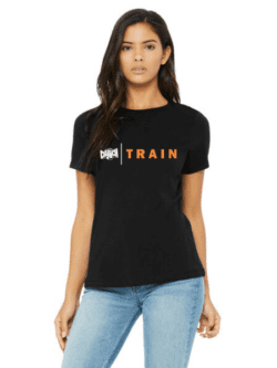 Crunch Fitness – Bella + Canvas Ladies' Relaxed Jersey Short-Sleeve T-Shirt