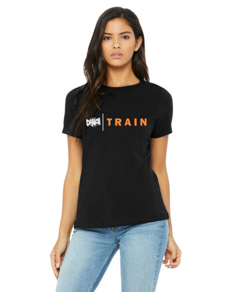 Crunch Fitness – Bella + Canvas Ladies' Relaxed Jersey Short-Sleeve T-Shirt