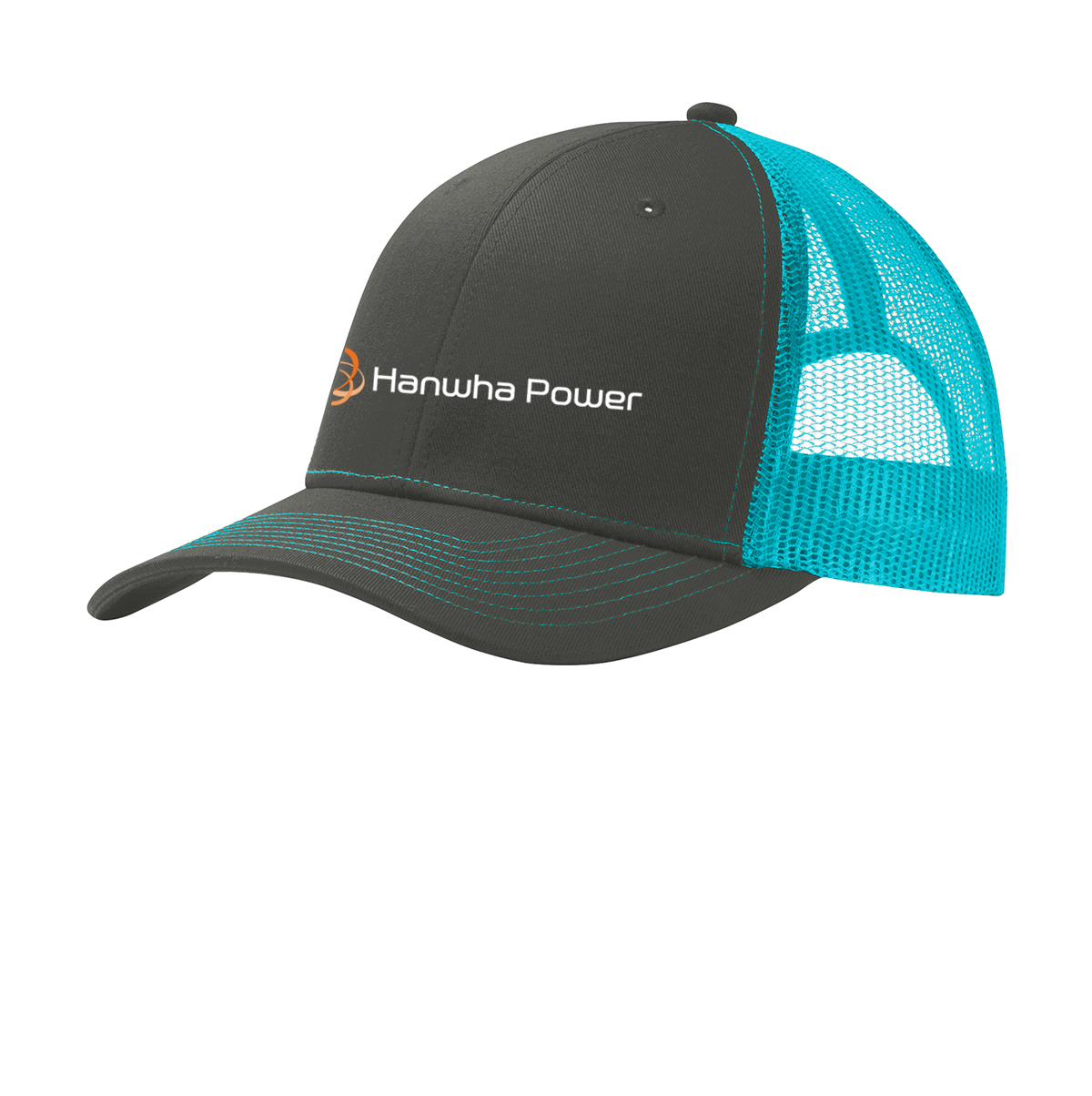 Hanwha Power - Port Authority® Snapback Trucker Cap - C402 - Image 37