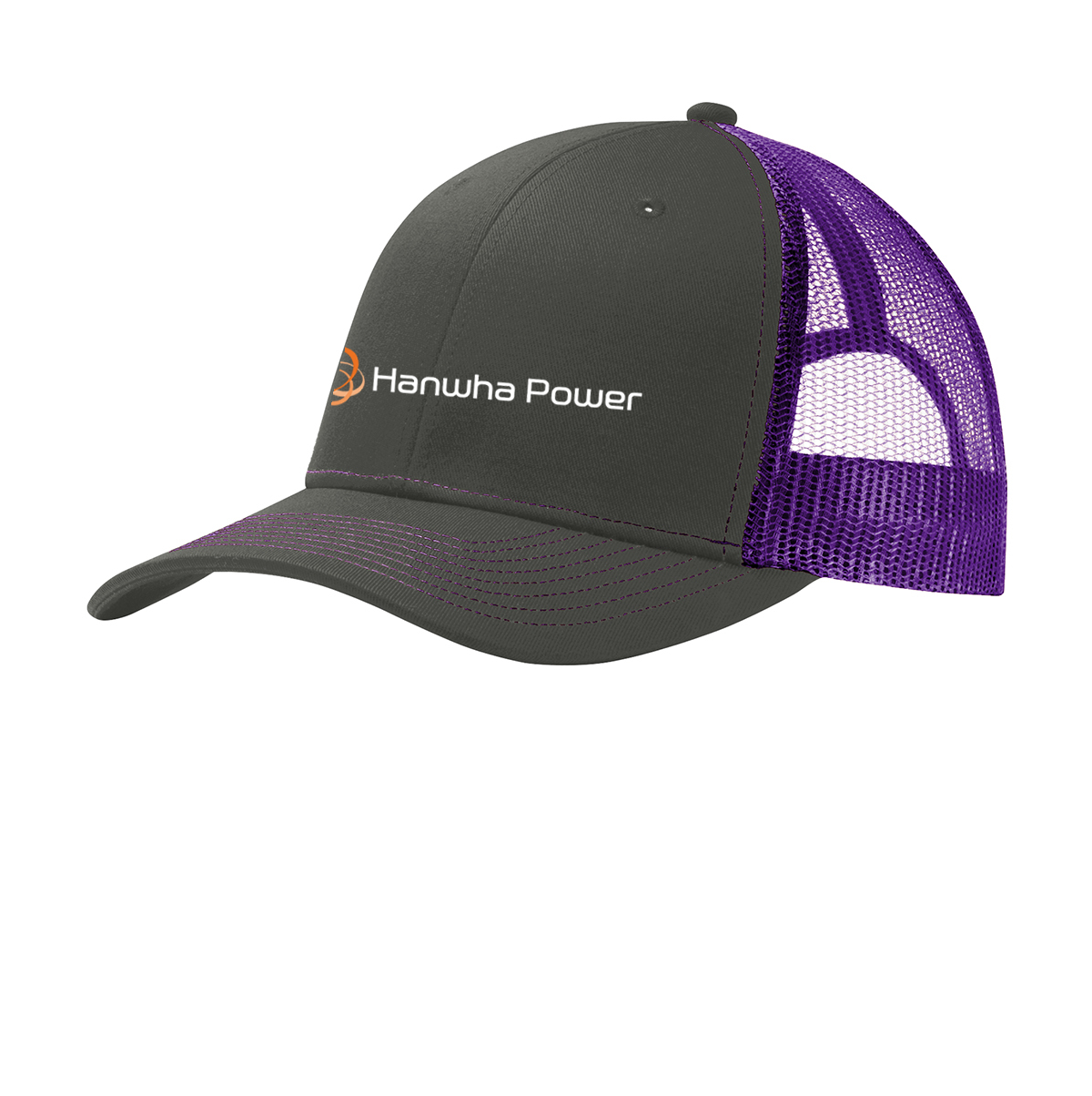 Hanwha Power - Port Authority® Snapback Trucker Cap - C402 - Image 41