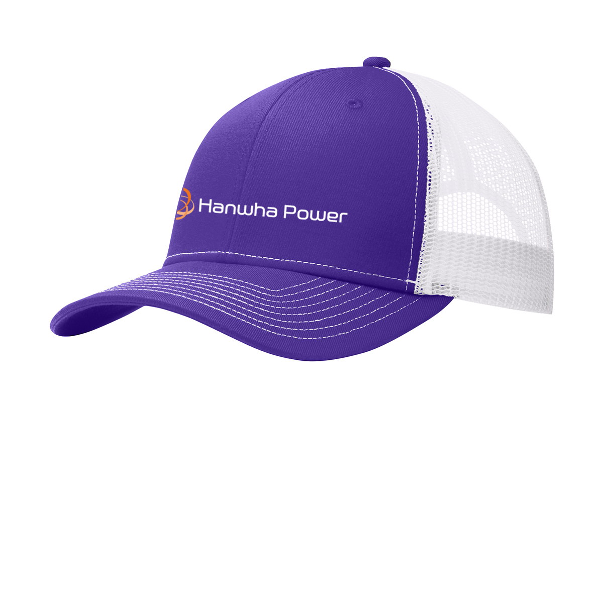 Hanwha Power - Port Authority® Snapback Trucker Cap - C402 - Image 8