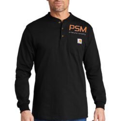 PSM - Carhartt® Long Sleeve Henley T-Shirt - CTK128