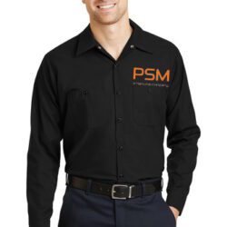 PSM - Red Kap® Long Sleeve Industrial Work Shirt - SP14