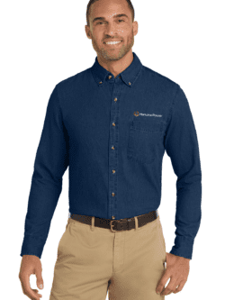 Hanwha Power - Port & Company® - Long Sleeve Value Denim Shirt - SP10