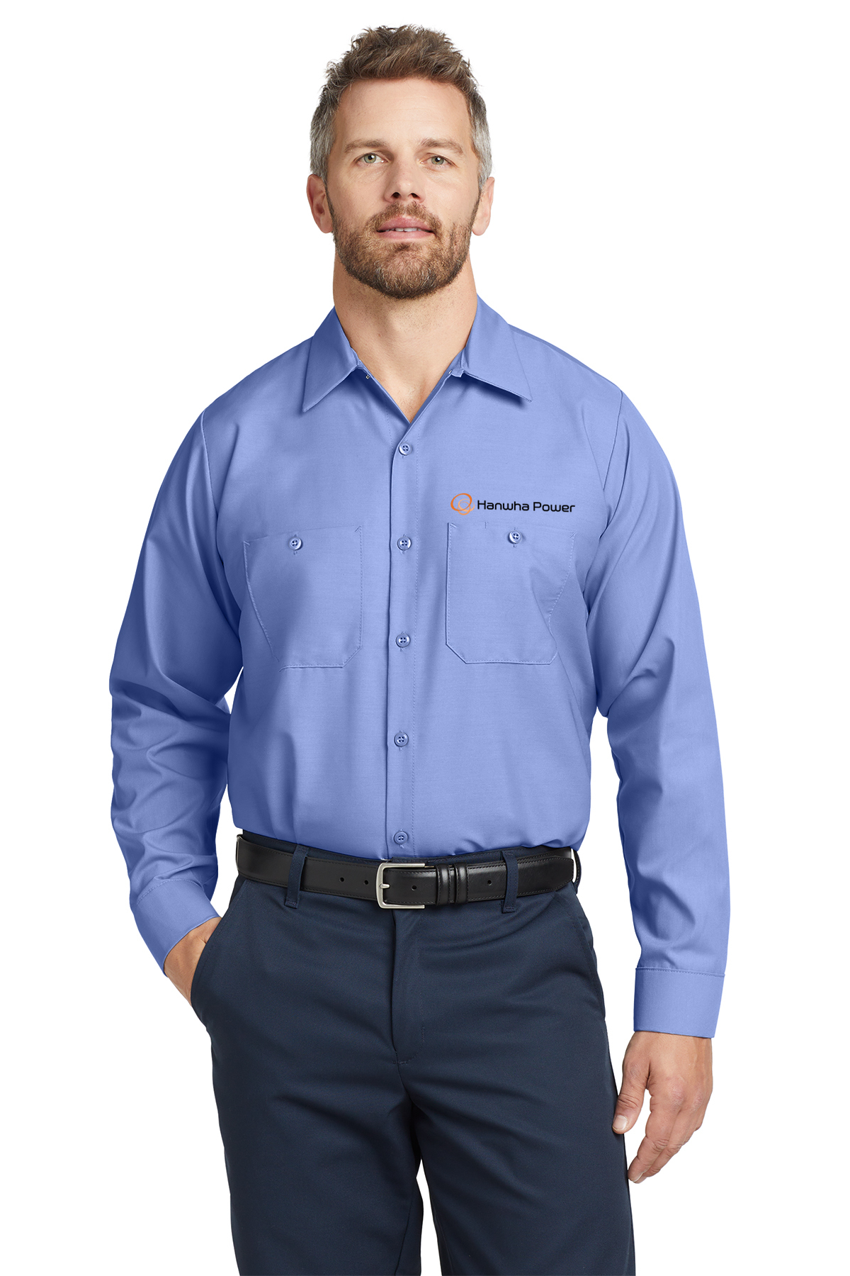 Hanwha Power - Red Kap® Long Sleeve Industrial Work Shirt - SP14 - Image 4