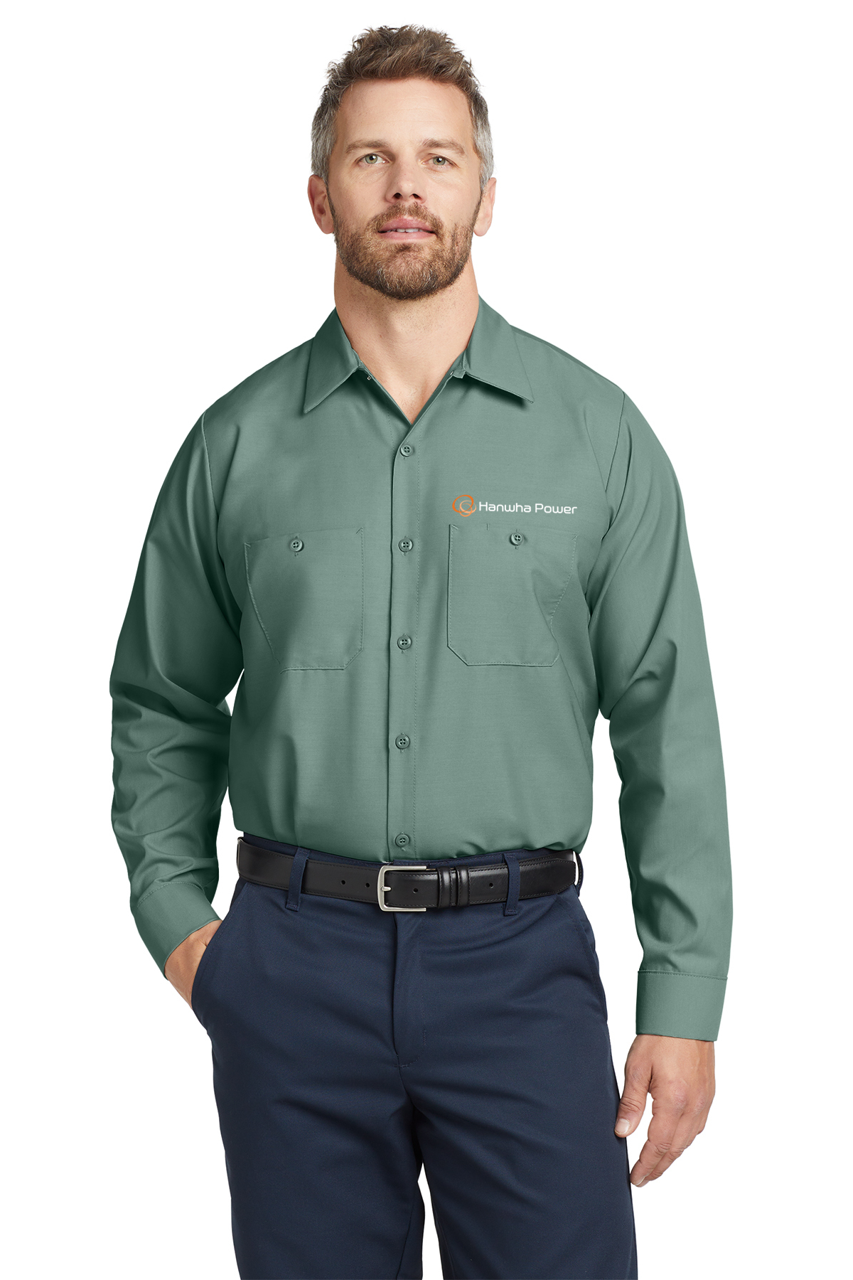 Hanwha Power - Red Kap® Long Sleeve Industrial Work Shirt - SP14 - Image 5