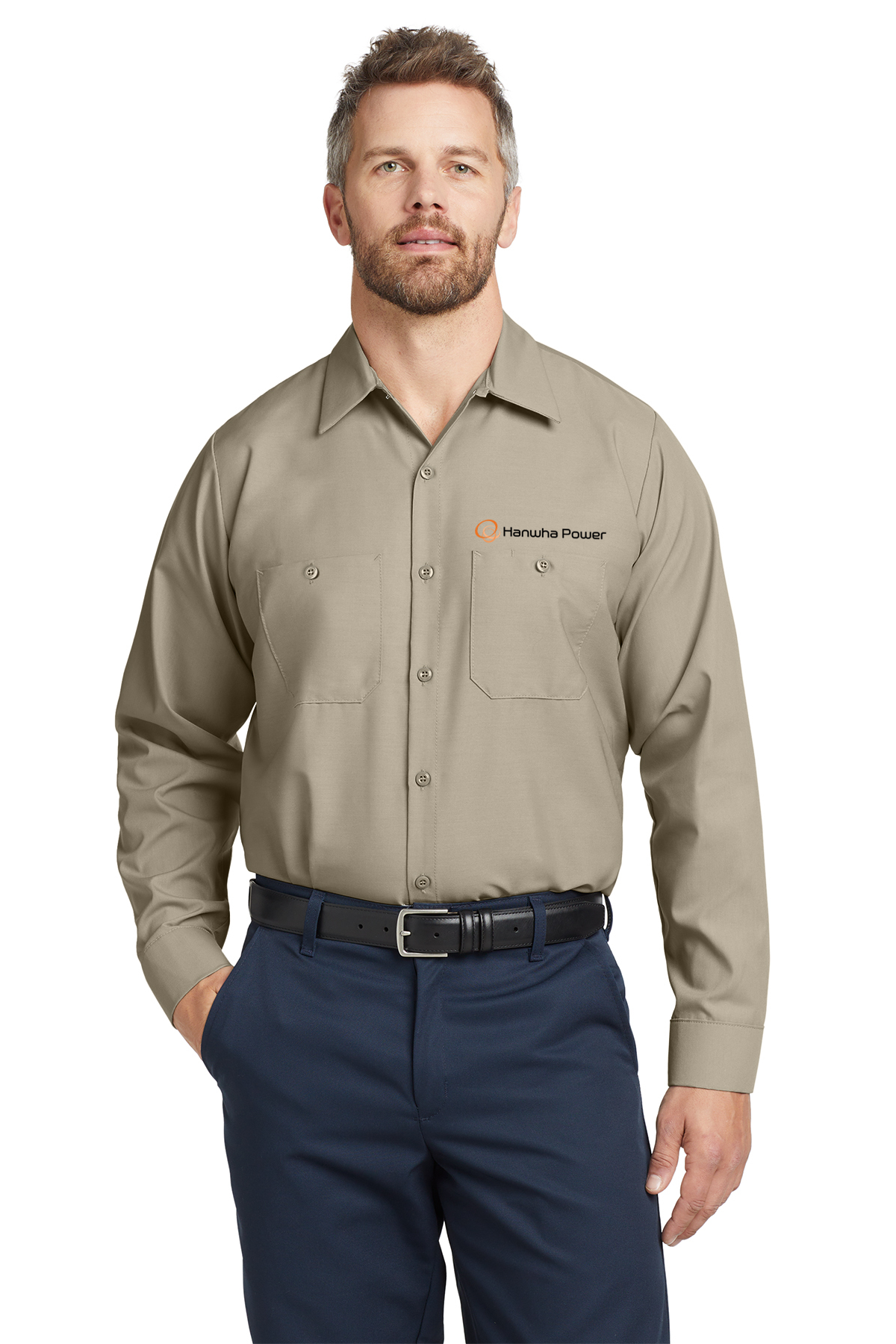 Hanwha Power - Red Kap® Long Sleeve Industrial Work Shirt - SP14 - Image 7