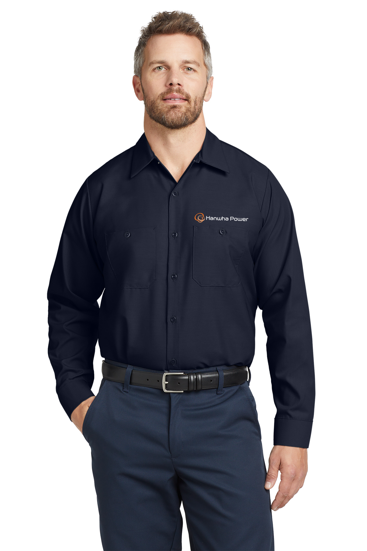 Hanwha Power - Red Kap® Long Sleeve Industrial Work Shirt - SP14 - Image 8