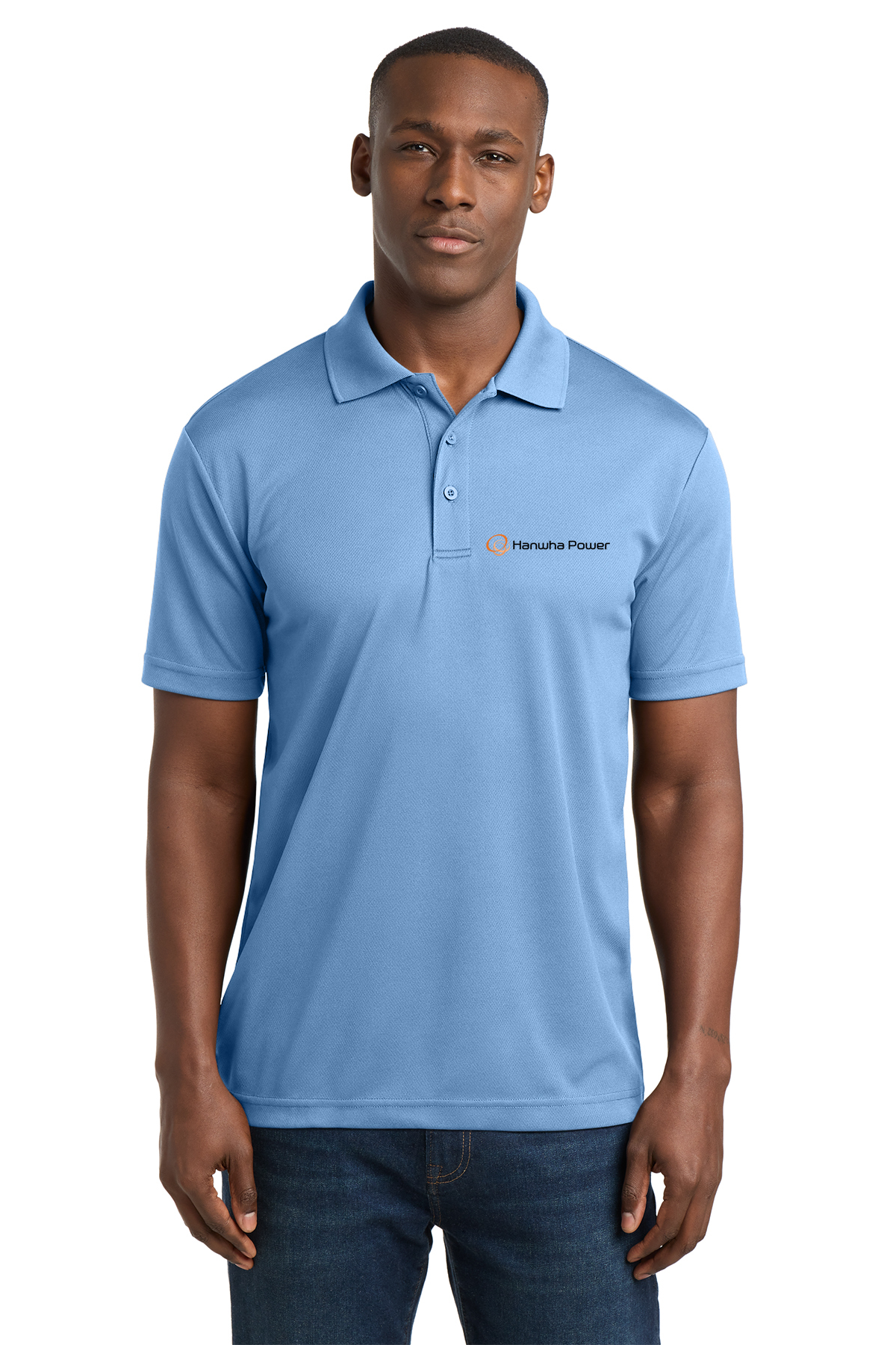 Hanwha Power- Sport-Tek® PosiCharge® RacerMesh® Polo - ST640 - Image 3