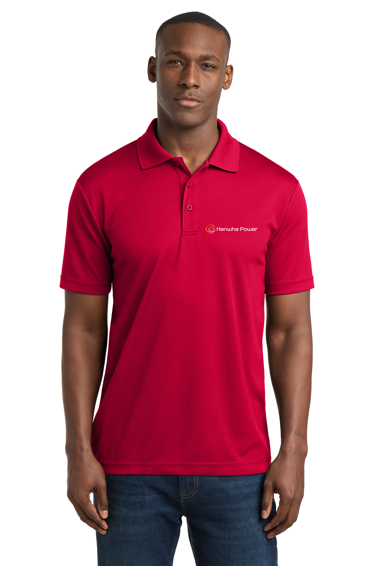 Hanwha Power- Sport-Tek® PosiCharge® RacerMesh® Polo - ST640 - Image 6