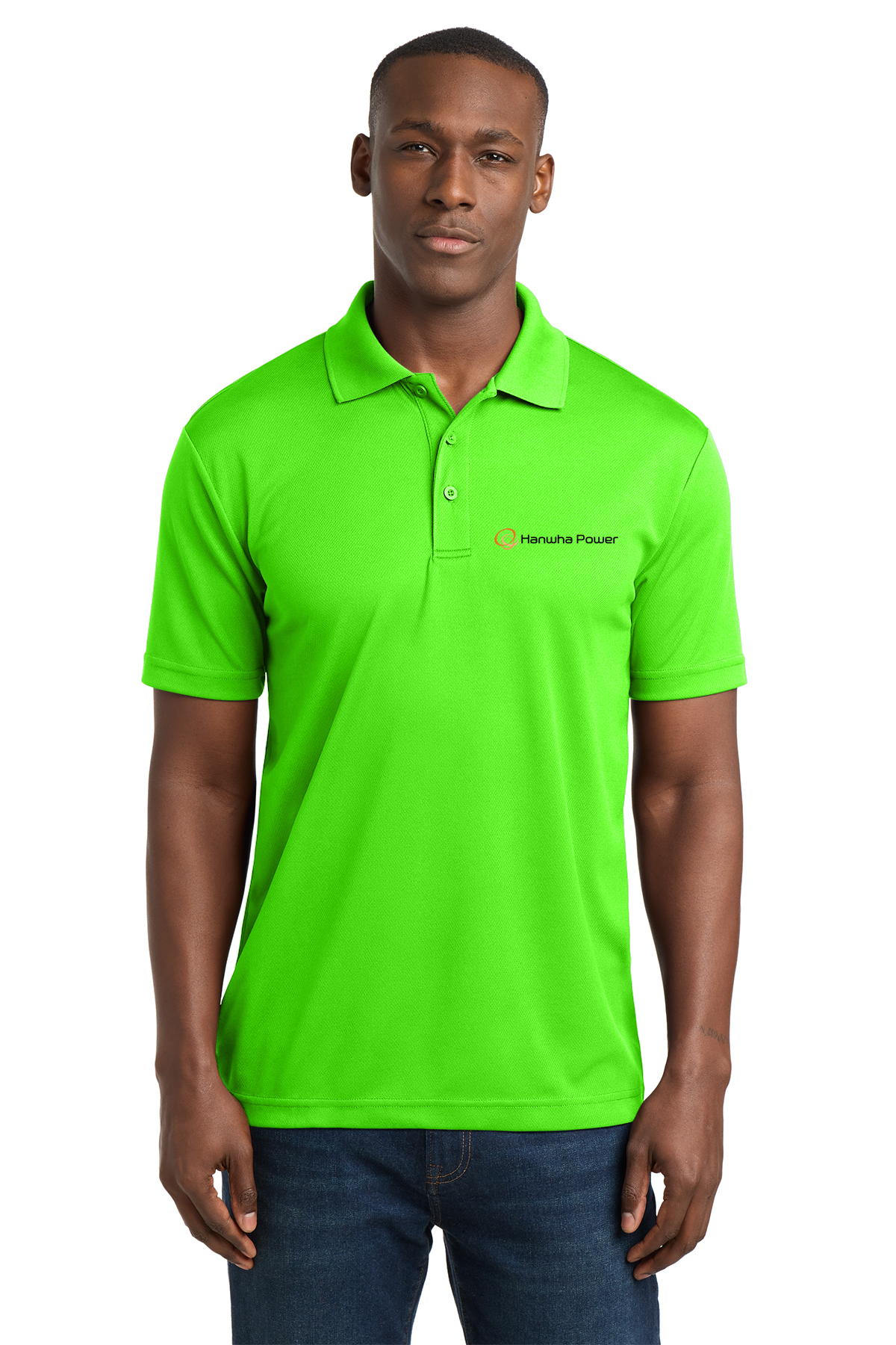 Hanwha Power- Sport-Tek® PosiCharge® RacerMesh® Polo - ST640 - Image 12