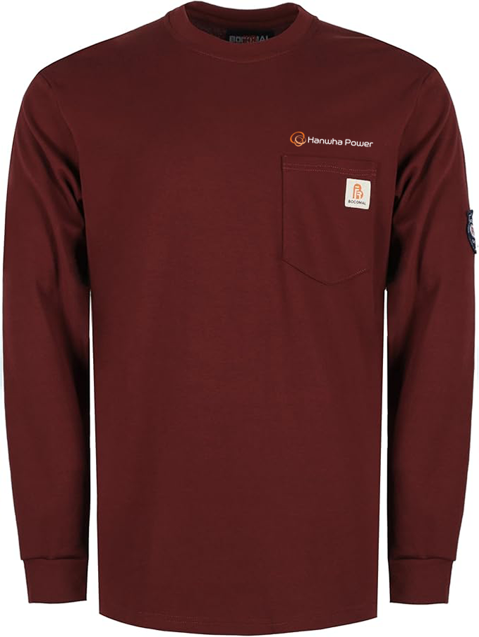 Hanwha Power – BOCOMAL FR Shirts Lightweight Classic Crew Long