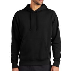Crunch Fitness - NKDR1499 - Nike Club Fleece Sleeve Swoosh Pullover Hoodie
