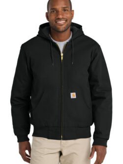Carhartt ® Tall Quilted-Flannel-Lined Duck Active Jacket - CTT106677