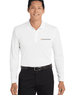 Hanwha Power - Port Authority ® Dry Zone ® UV Micro-Mesh Long Sleeve Polo - K110LS