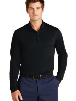 Dyer Marine - Nike Dri-FIT Micro Pique 2.0 Long Sleeve Polo - NKDC2104