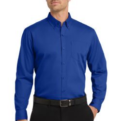 North Trail RV - Port Authority® Long Sleeve Carefree Poplin Shirt - W100