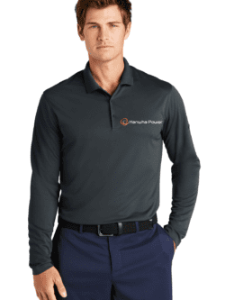 Hanwha Power - Nike Dri-FIT Micro Pique 2.0 Long Sleeve Polo - NKDC2104