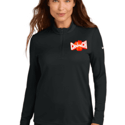 Crunch Fitness - NKHM7969 - Nike Women’s Essential 1/2-Zip Cover-Up