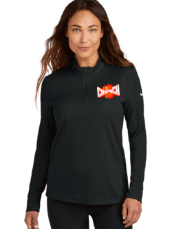 Crunch Fitness - NKHM7969 - Nike Women’s Essential 1/2-Zip Cover-Up