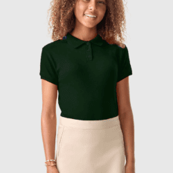 Girls Interlock Polo Shirts - Glades Academy
