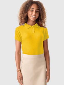 Girls Interlock Polo Shirts - Glades Academy