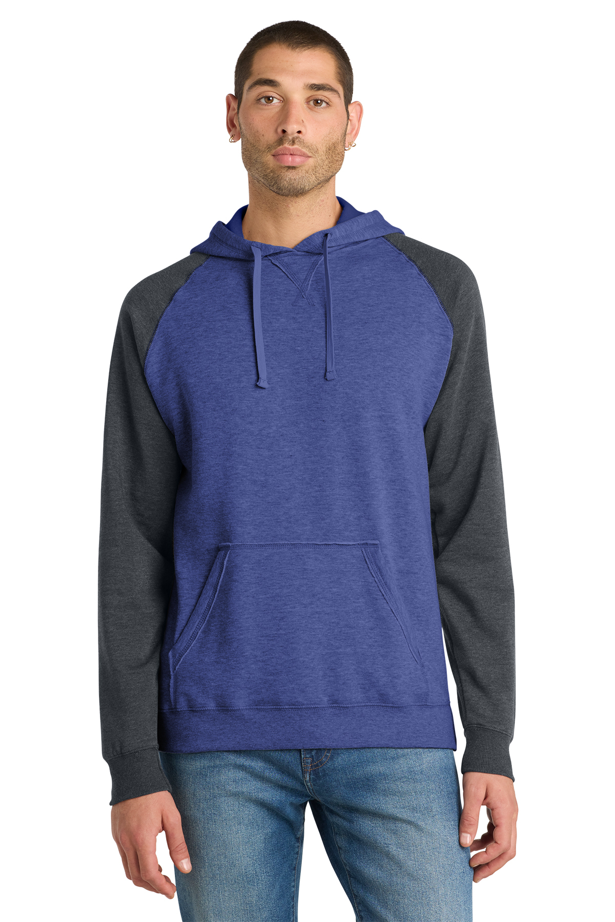 Double Infinity Gaming - DT196 - District® Lightweight Fleece Raglan Hoodie
