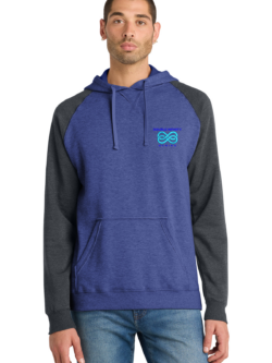 Double Infinity Gaming - DT196 - District® Lightweight Fleece Raglan Hoodie
